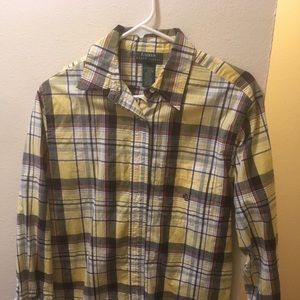 Ralph Lauren Plaid Button Down Shirt